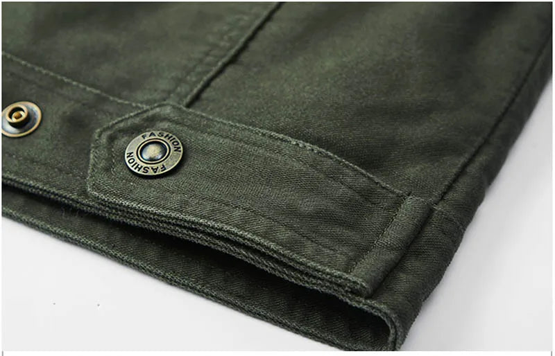 Men's Lightweight Cotton Military Jackets Spring Autumn Casual Multi-pocket Army Pilot Cargo Flight Bomber Jacket Men Clothing