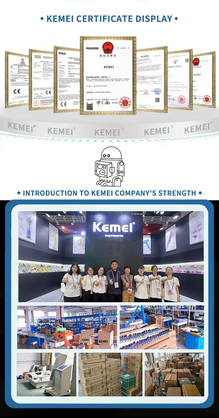 Kemei Km-2293 Barber Cordless Hair Trimmer 0mm Zero Gapped Carving Hair Clipper Professional Electric Finish Cutting Machine