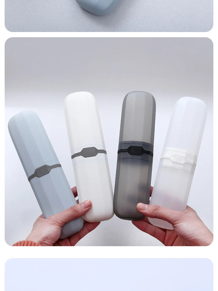 1/4pc Portable Toothbrush Cover Storage Box Daily Outdoors Travel Hiking Camping Toothbrush Holder Case Box Bathroom Accessories