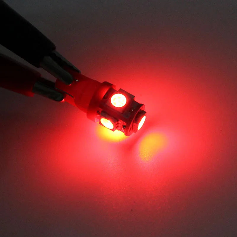 2x T10 W5W Car LED Interior Dome Reading Bulb Turn Signal Light Wedge Side Clearance Brake License Plate Luggage Trunk Lamp 12V