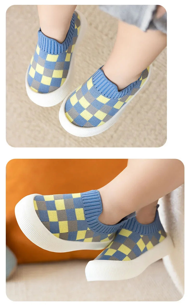 Baby shoes with soft soles, baby walking shoes, versatile, breathable, non slip sports shoes, spring and autumn new fashionable
