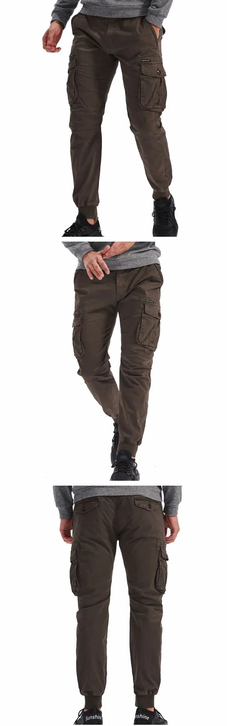 Men Military Tactical Pants Men Washed Overalls Men Beam Pants Male Streetwear Casual Cargo Pants for Men Trousers