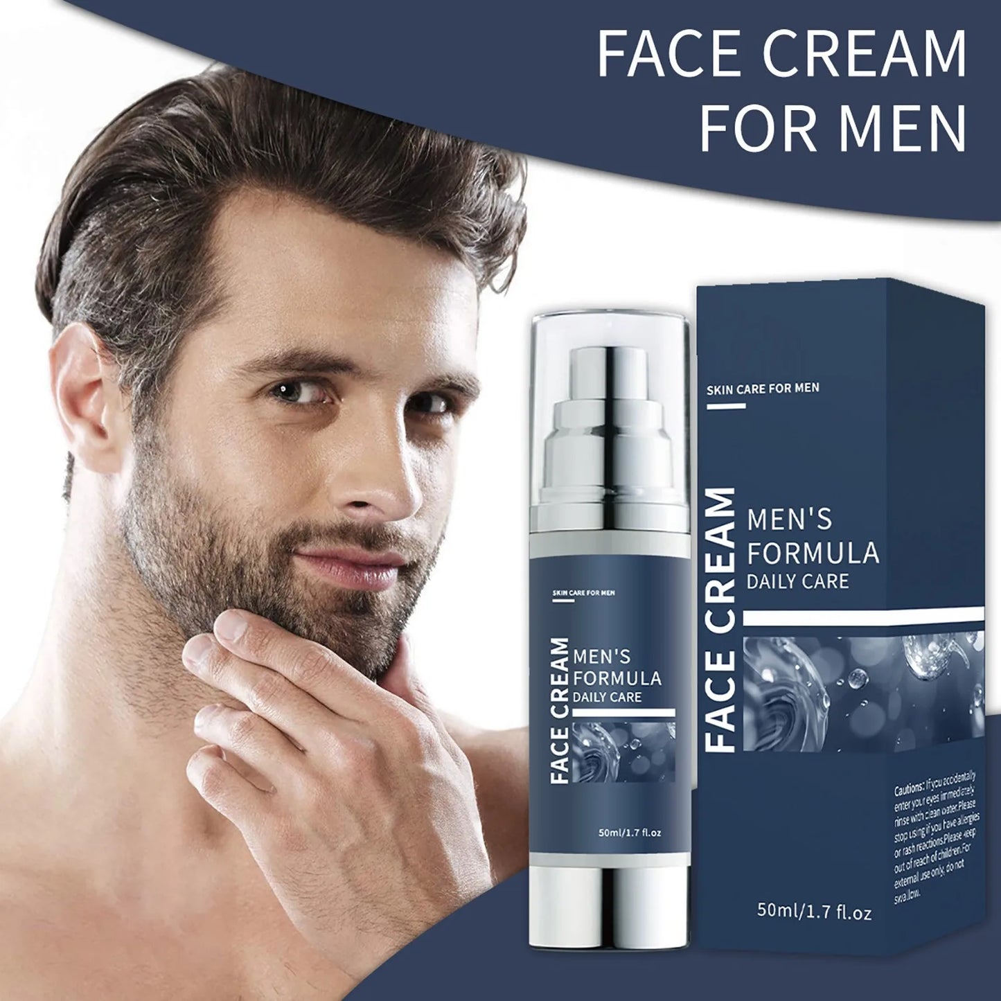Men'S Special Moisturizing Face Cream With Hyaluronic Acid Dark Spot Remover Moisturizing Repair Anti-Aging Essence Facial Skin