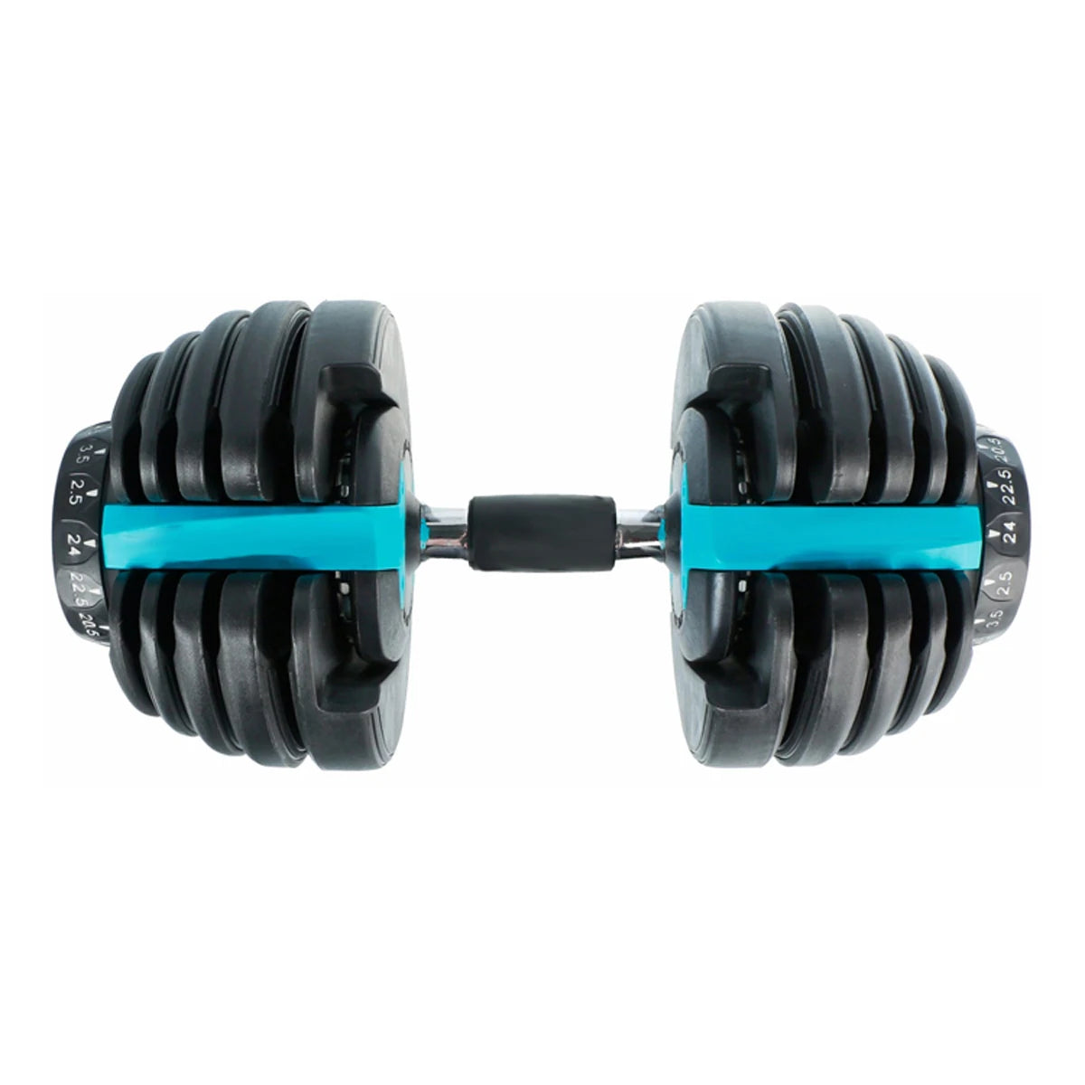 Adjustable Dumbbells Dumbbell Weight Set Home Gym Fitness 52.5lbs with Anti-Slip Handle and Tray for Men