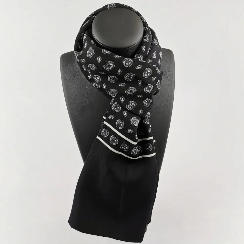 Fashion Double Layer Peach Skin Scarf Keep Warm Autumn Winter Plaid Scarf Man Luxury Brand Designer Shawl Wrap