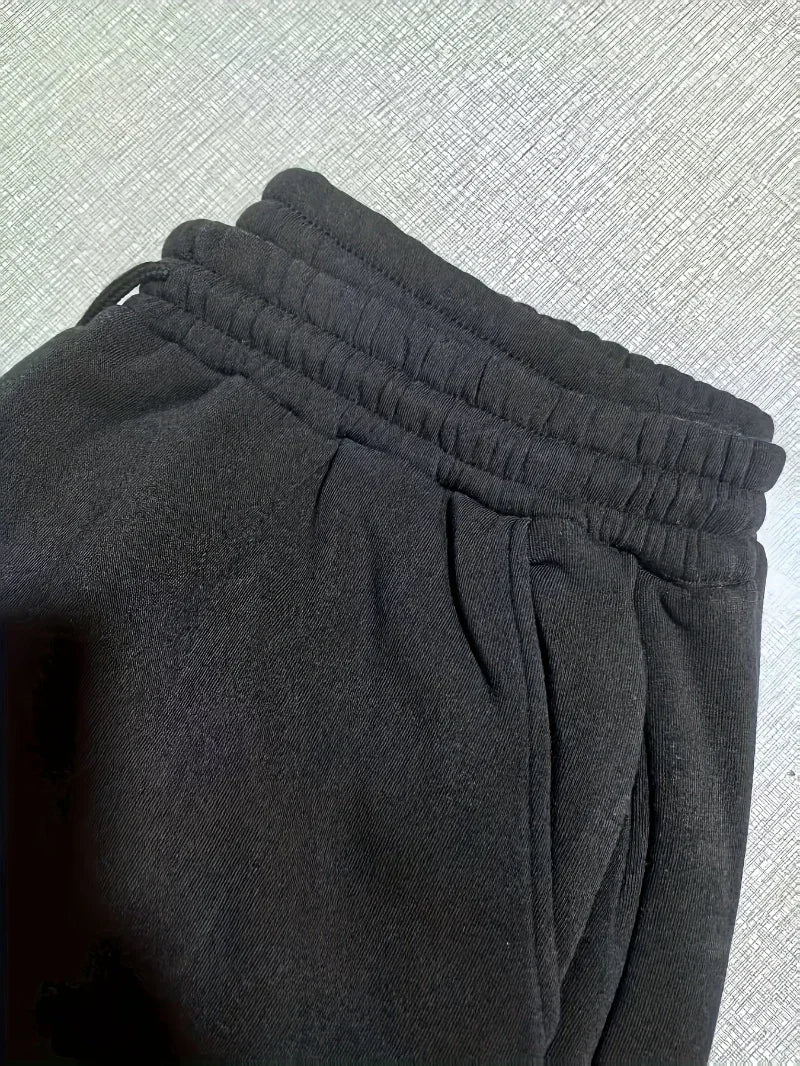 Relaxed Drawstring Sweatpants Heather Joggers Casual Lounge Pants Comfortable Elastic Waist Cotton Blend Bottoms, Men Grey