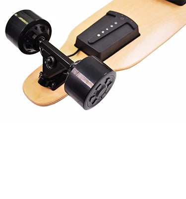 Electric Skateboard Fast Speed 40KM Kit with Removable Battery Pack & Flashlight 9 Ply Canadian Maple Skate Board Decks
