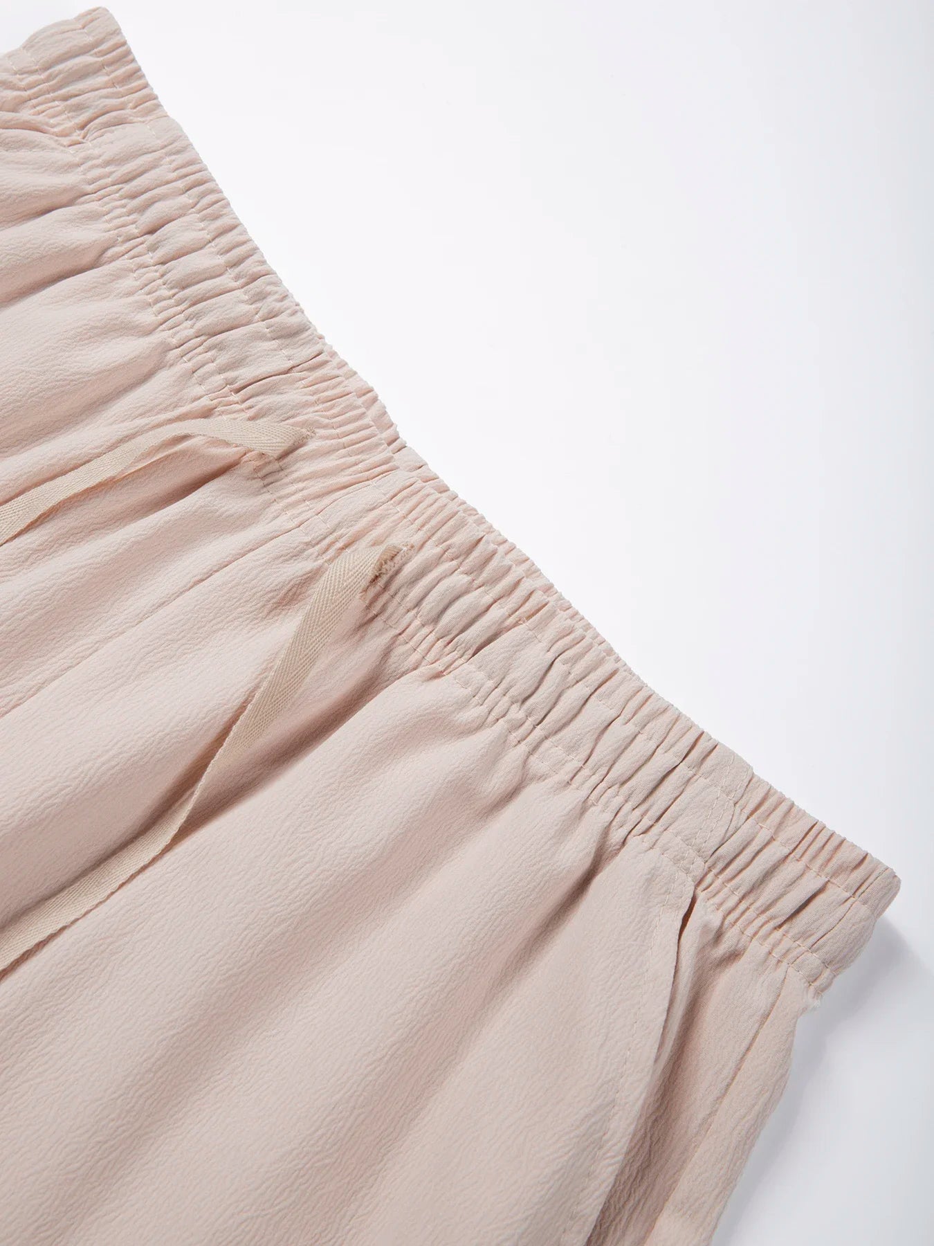 Summer New Men's Breathable Shorts Hawaii Beach Short Pants Male Solid Color Trousers Loose Lightweight Short Streetwear