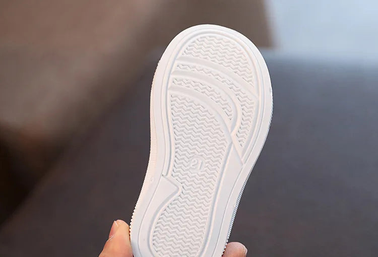 Size 20-31 Children Shoes Spring Autumn Kids Sneakers Soft Breathable Mesh Boys Slip-on Shoes Patchwork Color Girls Shoes