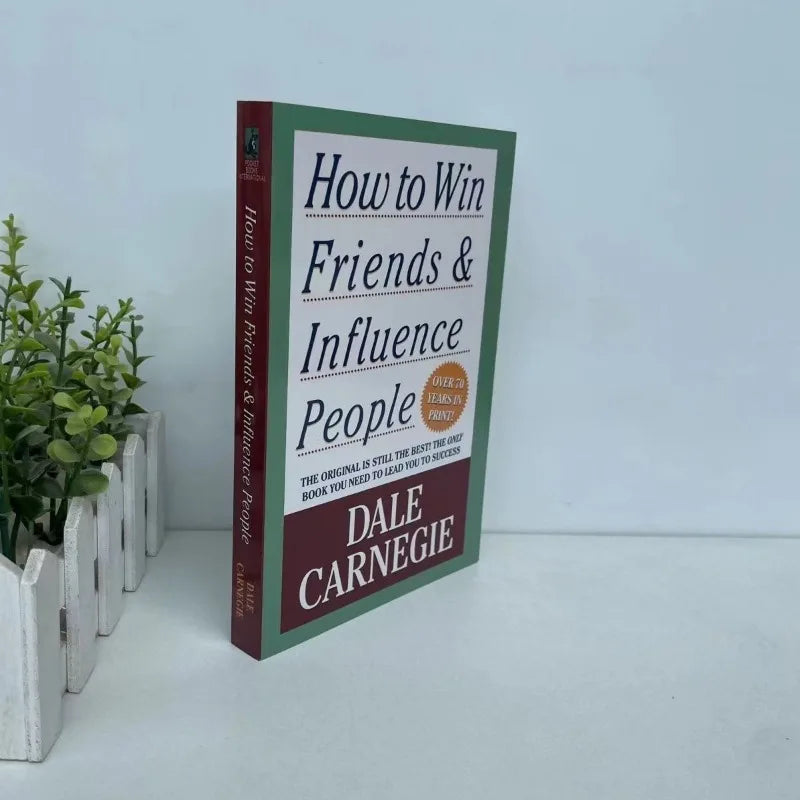 2 Books/set By Dale Carnegie How To Win Friends & Influence People And How to Stop Worrying And Start Living In English