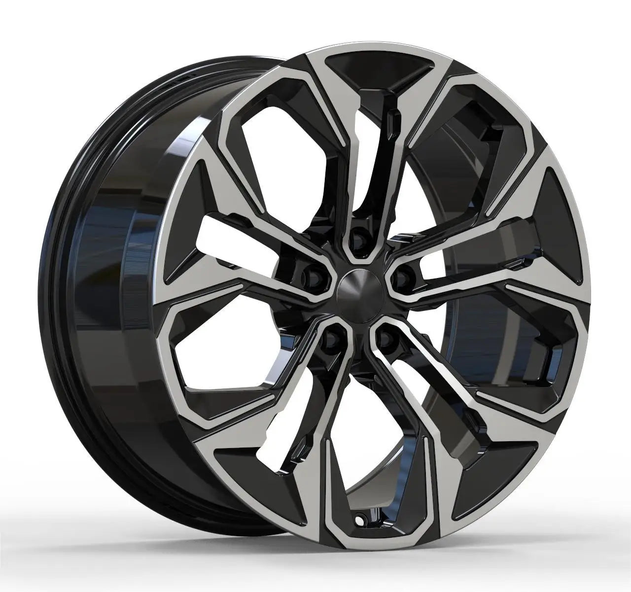 Hebei Zhigu 15" 16" 17" 18" Forged Alloy Wheels 5x100 5x112 57.1 67.1 Centers Chrome Car Rims for Faw Volkswagen