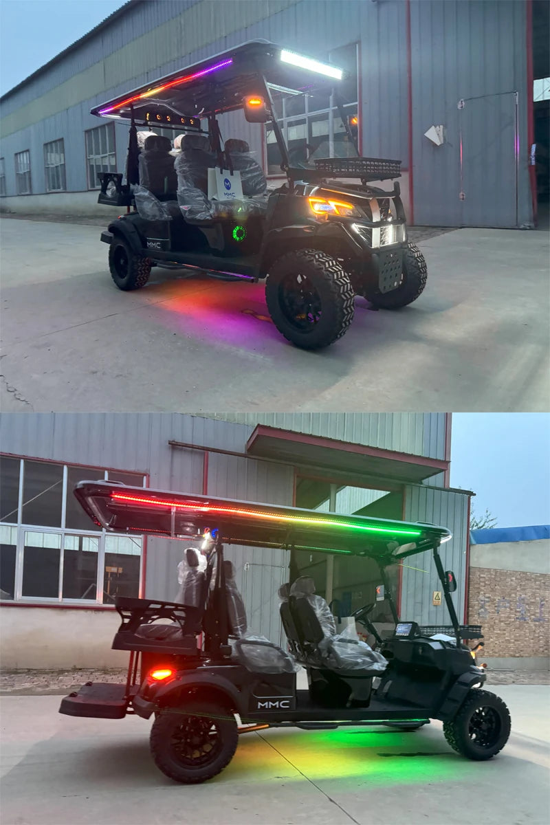Factory Direct Sales 4 Seater Golf Cart Prices Are Practical Electric Scooter Global Sale New Lifted Golf Cart With cargo box