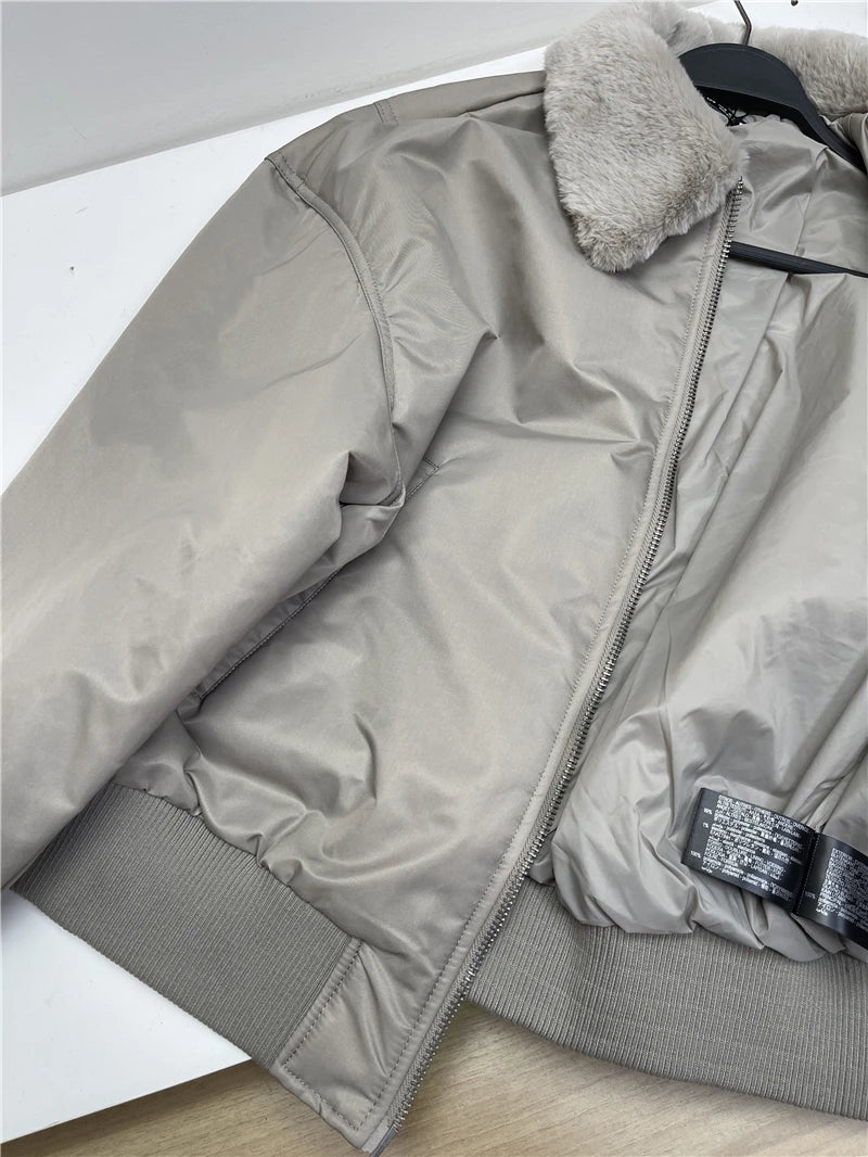 8281/657 Winter fur  collar for men's thick cottont jacket 8281657 winter jacket  coats