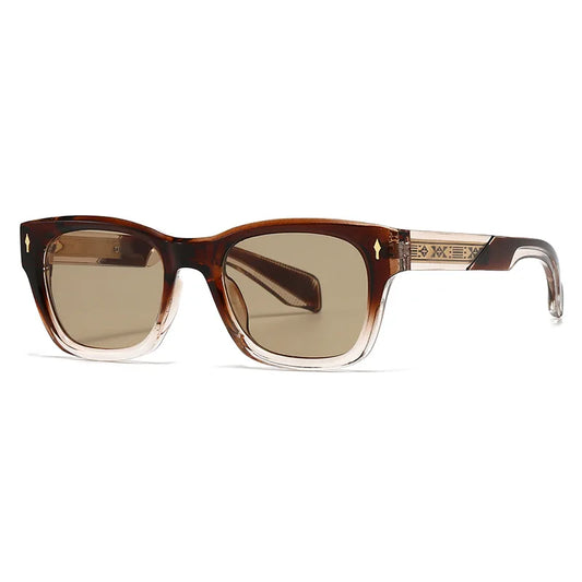 Hot Sale New Polarized Sunglasses Male Fashion Black Travelling UV400 Shades Men Women Classic Square High Quality Rivet Glasses