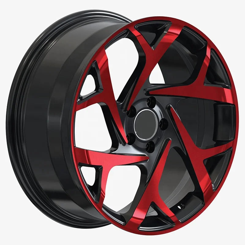 6061-T6 Aluminum Alloy Car Rim Custom Forged Car Alloy Wheels With 24 Inch PCD 5*112 5*120 5*114.3