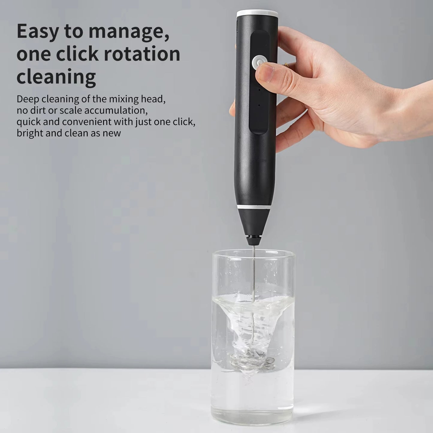Electric egg beater, milk frother, 3-speed USB charging handheld cream mixer, cream stick, kitchen tool, food mixer
