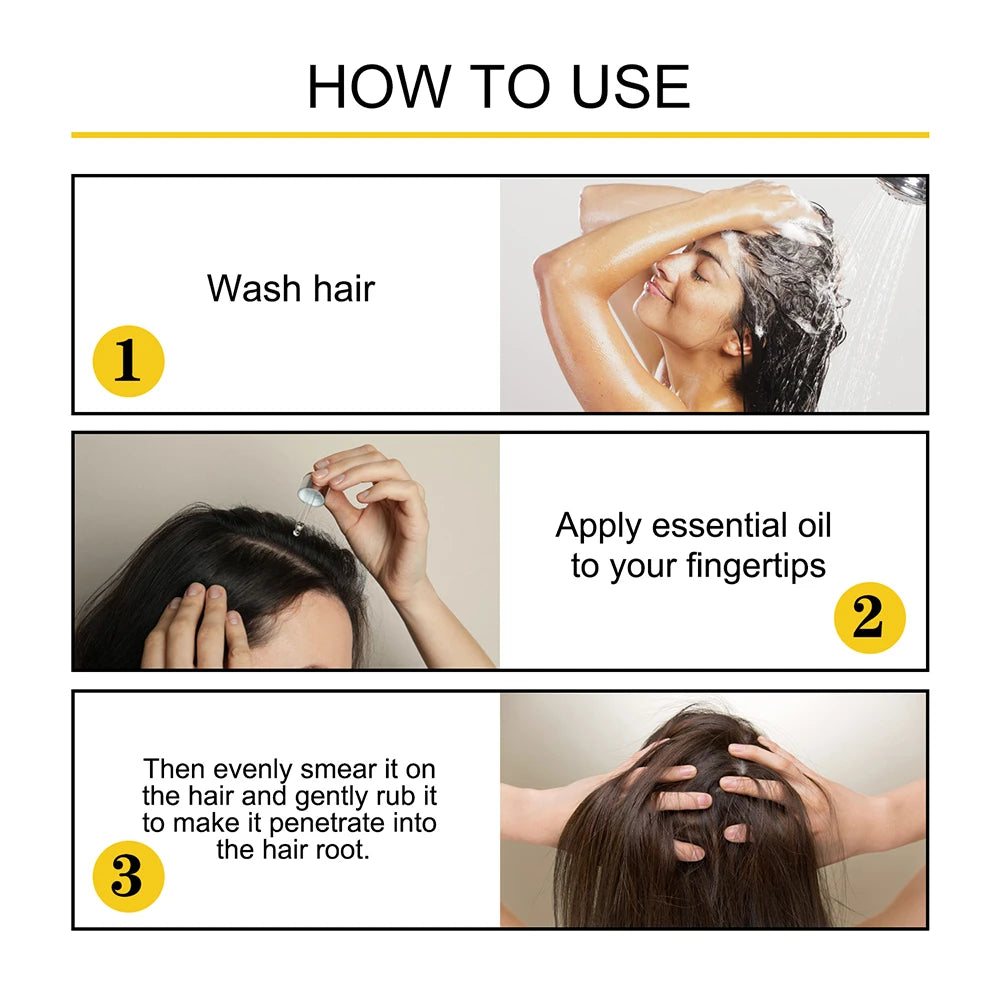Scalp Applicator Head Massage Comb And 30ml Hair Essential Oil Hair Growth Products Medicine Liquid Applicator Massager Brush