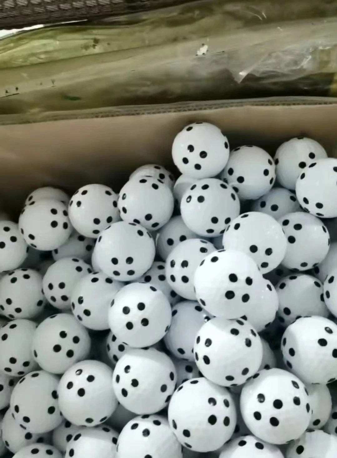 KGOLF Golf Simulator Special Ball Bla Dot Golf Ball Profional Distance Double Layer Structure Sports Fitn Fans Supplies