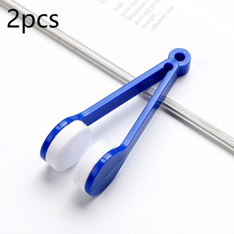 Portable Multifunctional Glasses Cleaning and Wiping Tool of Microfiber Cleaning Brush for Sunglasses Glasses Microfiber Cloth