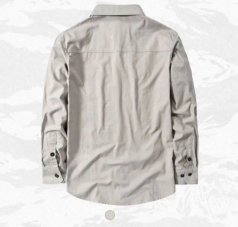 Men's Spring Tactical Soldiers Combat Long Sleeve Shirt Male Autumn Breathable Sport Tops Long Sleeve Slim Fit Shirts Size M-6XL