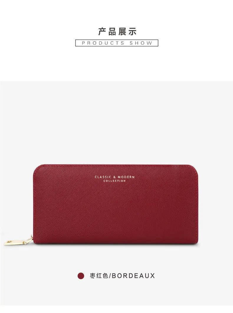 Women Wallet Fashion Purses for Woman Women's Long Style Simple Man Wallets Coin Purse Card Bag Woman's Bags Holders Luggage