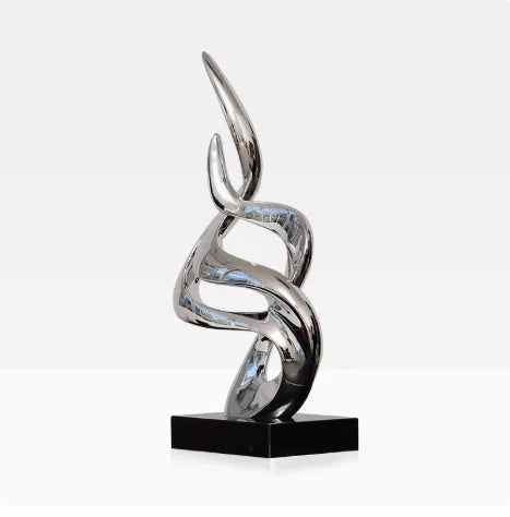 Luxury High-end Resin Electroplating Art Sculpture Decoration Home Room Statue Ornaments Office Hotel Lobby Furnishing Crafts