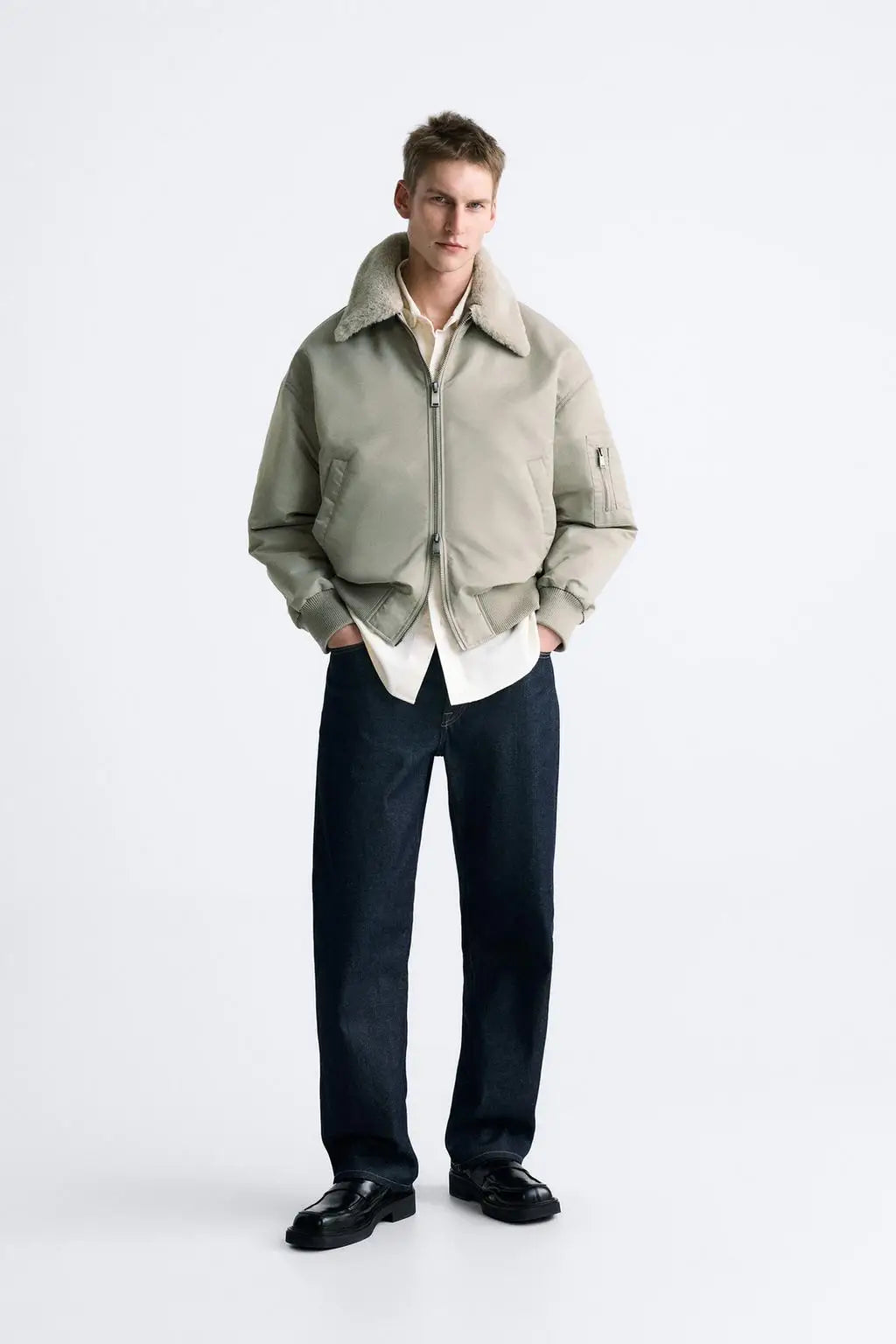 8281/657 Winter fur  collar for men's thick cottont jacket 8281657 winter jacket  coats