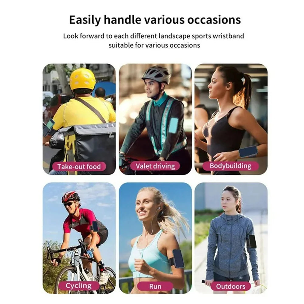 Universal 360° Rotation Multi-function Phone Holder for Car Wristband Mobile Support Phone Stand For Sports Cycling Motorcycle
