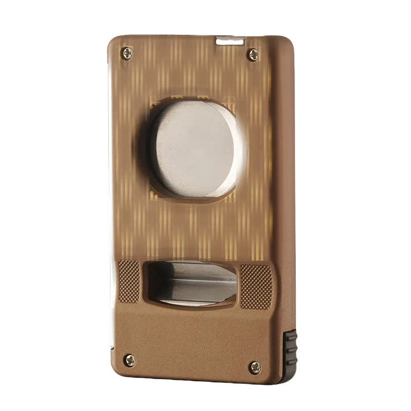 Professional V-Cut Cigar Cutter, Zinc Alloy Guillotine with Stainless Steel Blade for Cigars, Heavy Duty Christmas Gift for Men