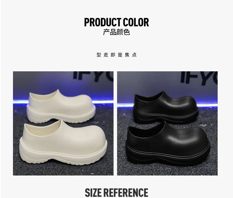 Slippers for men, spring trendsetters, height increasing thick soled big toe shoes, stylish men, summer outerwear, casual fashio
