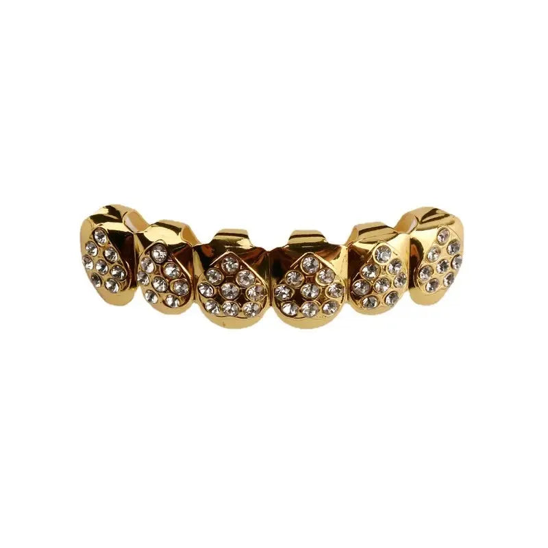 Hip-Hop Braces Accessories - Heart-Shaped Design, Comfortable Teeth Decoration Suitable For Parties And Casual Outfits
