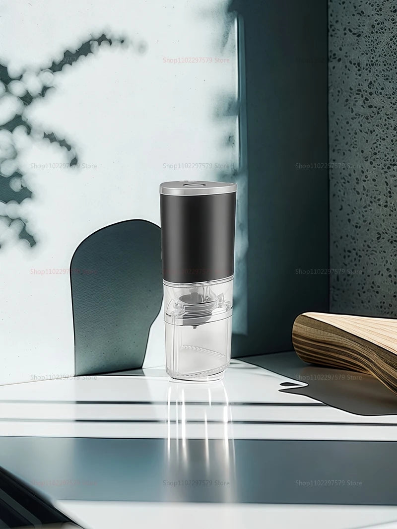 Rechargeable Electric Coffee Grinder Portable Mini Home Coffee Shop Black And White Detachable Cleaning Coffee Bean Grinder