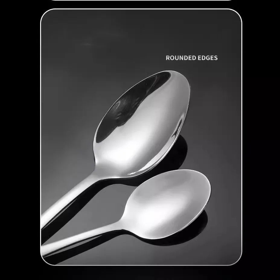 24 Piece Stainless Steel Tableware Nordic Household Knife Fork Coffee Spoon Gift Box Set