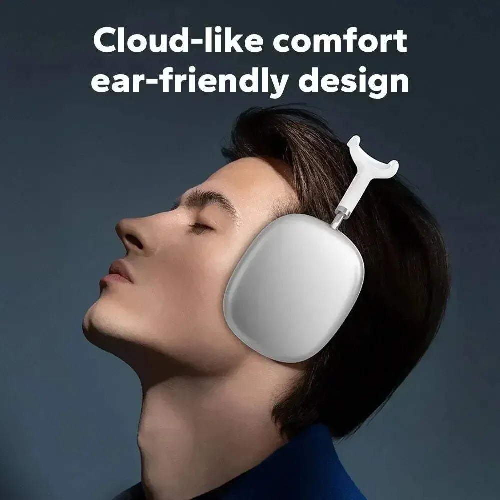Head Mounted Bass Earphones Wireless Bluetooth Earphones Sports Headset Game with Charging Touch Control Earbuds for Music