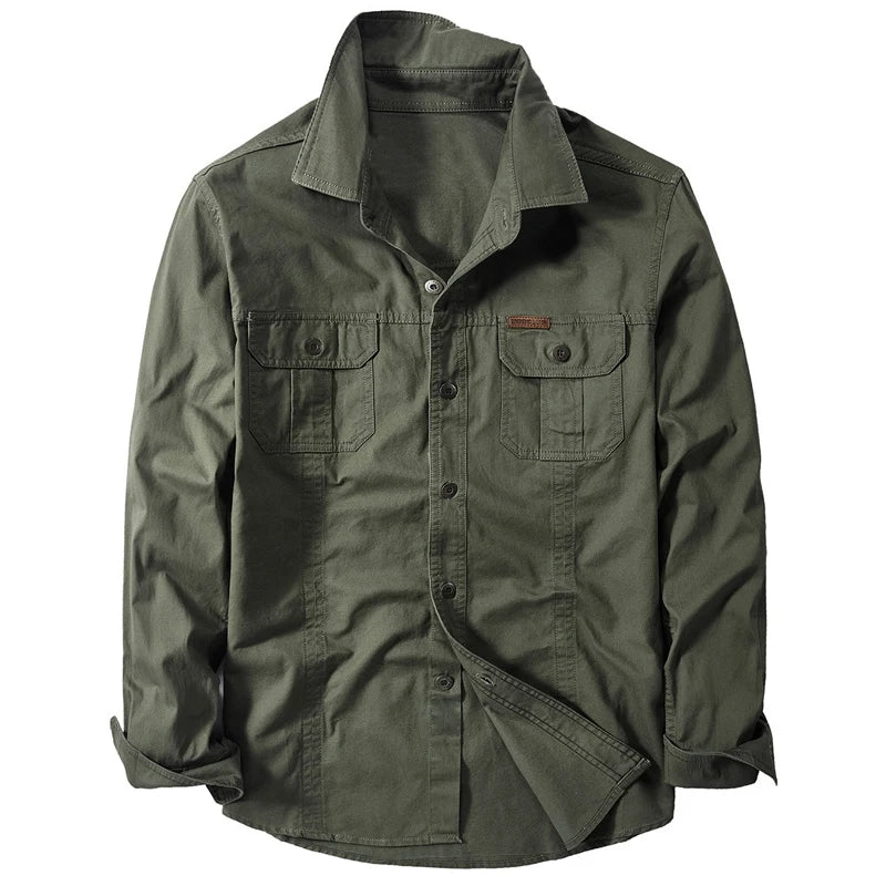 Men's Spring Tactical Soldiers Combat Long Sleeve Shirt Male Autumn Breathable Sport Tops Long Sleeve Slim Fit Shirts Size M-6XL