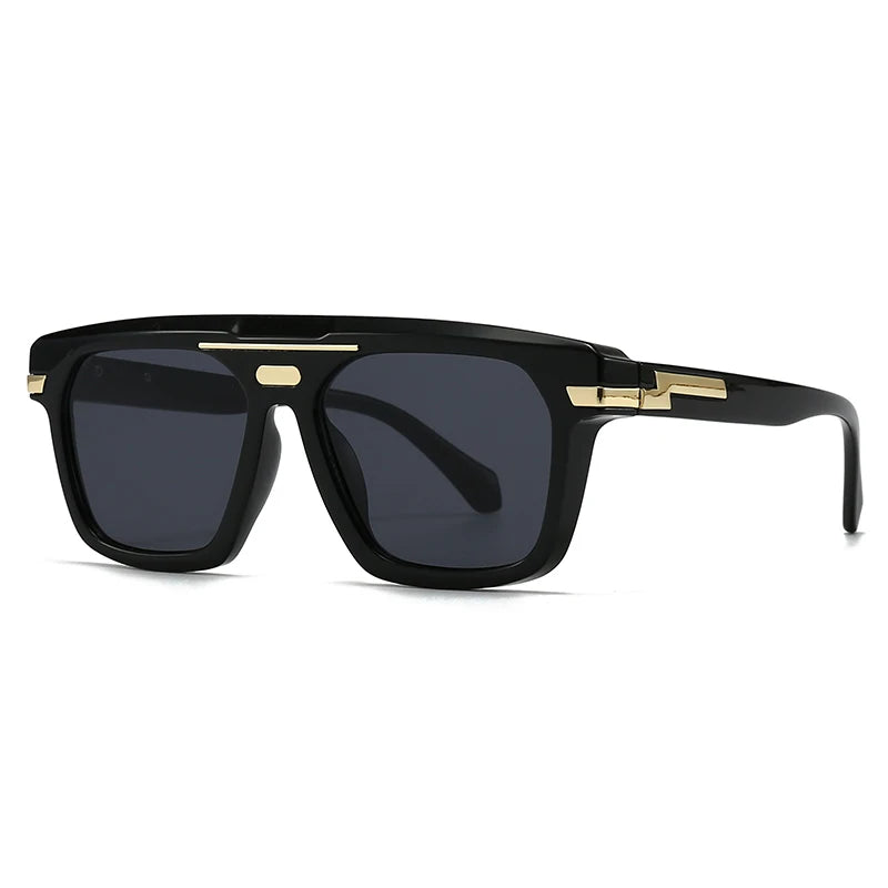 European and American New Cross-Border Exclusive Popular Modern Retro Large Frame Sunglasses Trendy Street Sunglasses Lh281