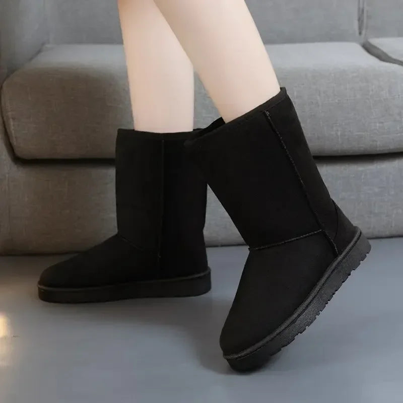 Women's Shoes 2021 Winter New Women Snow Boots Ladies High Quality Warm Australia Boots Set Foot Boots for Women Botas Mujer