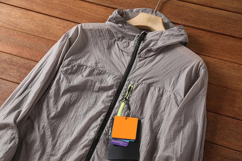 Ultrathin Fishing Jacket Tops Hiking Wearing Good Quality Summer Jackets Men Coats Male Sunscreen Windbreaker Traveling Clothing