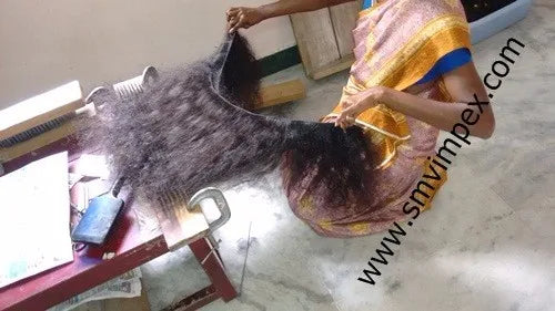 100% Virgin Indian Bulk Human Hair Pure Remy with Loose Deep and Natural Wave Styles Natural Color