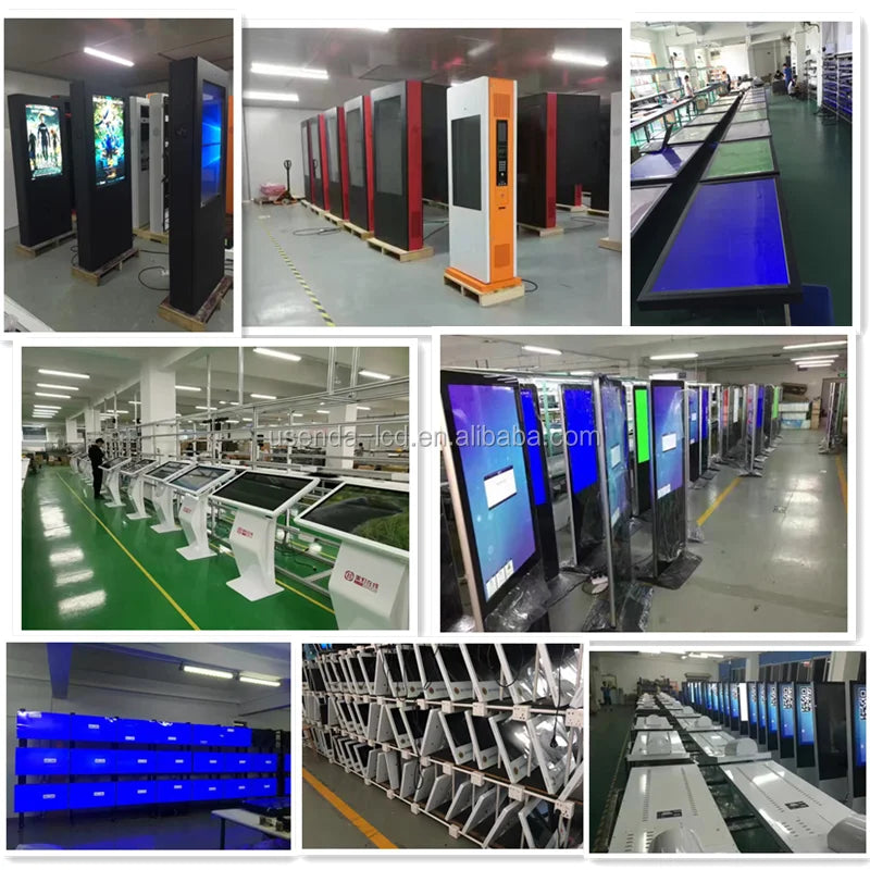 65 Inch 3000nits Sunlight Readable Outdoor Free Standing Large Advertising TV Totem Digital Signage and Displays