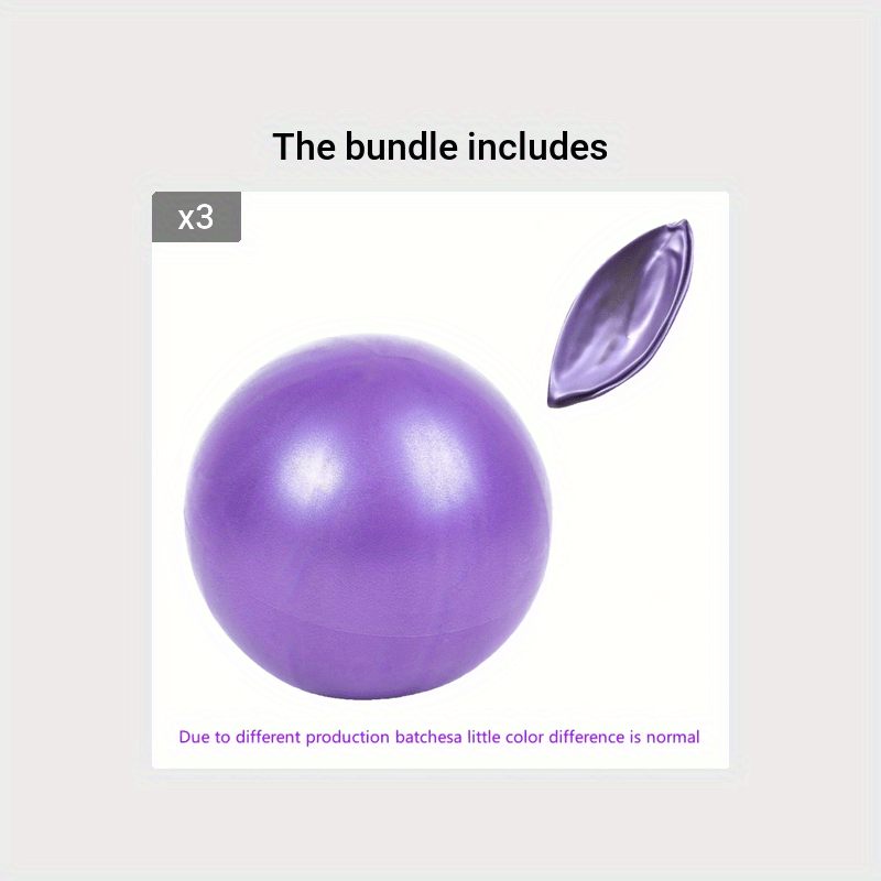 1pc 9.84-Inch  Yoga Ball for Shaping, Pilates Ball for Glutes, Home Fitness Balance Ball