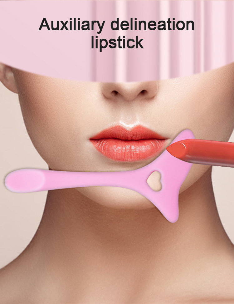 Silicone Wing Tips - Eyeliner Stencils, Mascara, Lipstick, Cream Mask Applicator Makeup Beauty Tool for Perfect Application