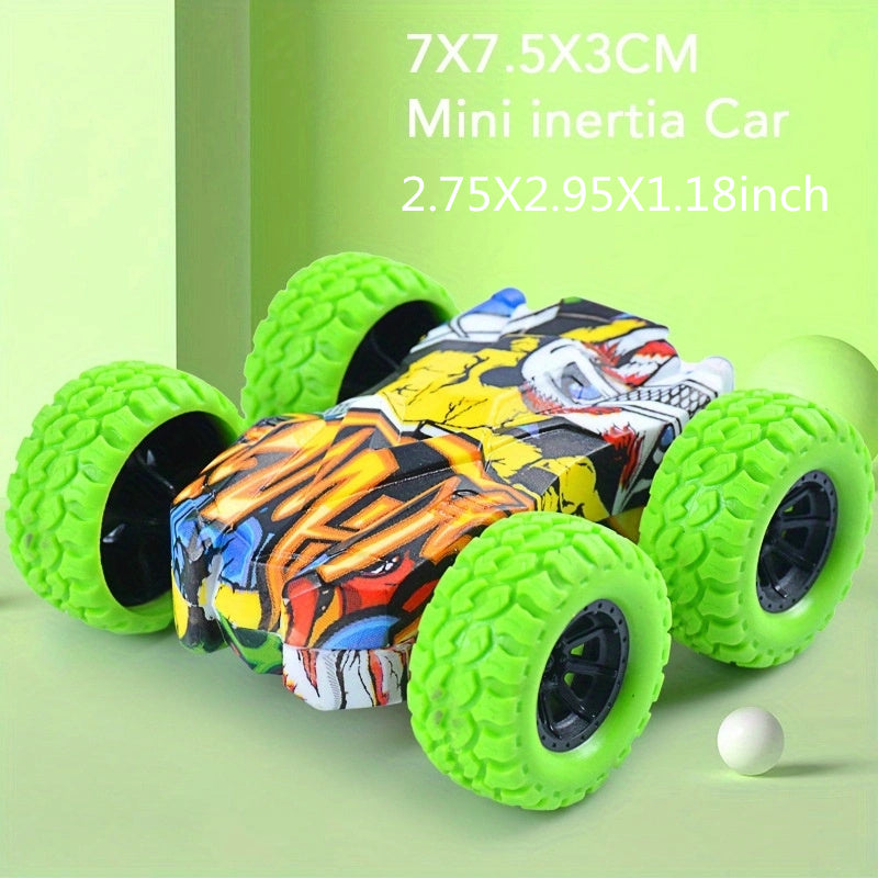 Fun Double-Side Vehicle Inertia Safety Crashworthiness And Fall Resistance Shatter-Proof Model For Kids Boy Toy Car Christmas, Halloween Gift