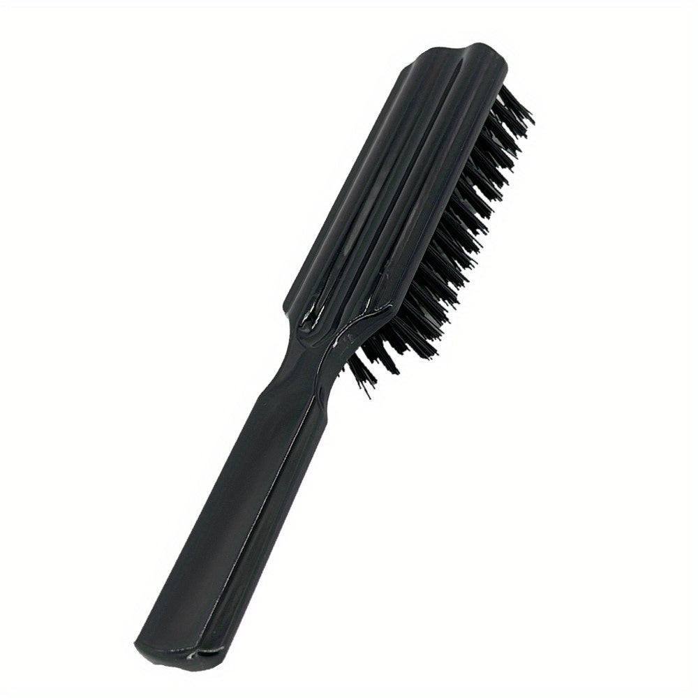 Hair Styling Beard Brush Carving Cleaning Brush for Men Plastic Handle Comb Hair Styling Tools Accessories Nylon Hair Brush