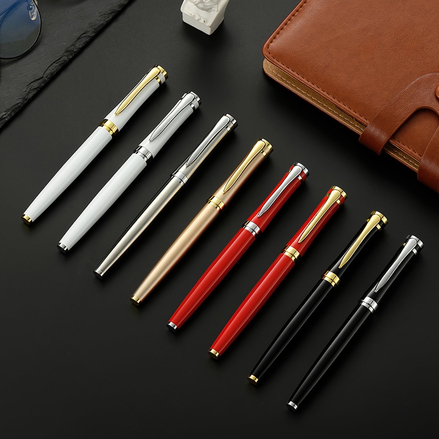1pc, 2023 New Arrival Men's And Women's Luxury Multicolor Optional Metal Pen Gift Promotional Products Expensive Steel Pen