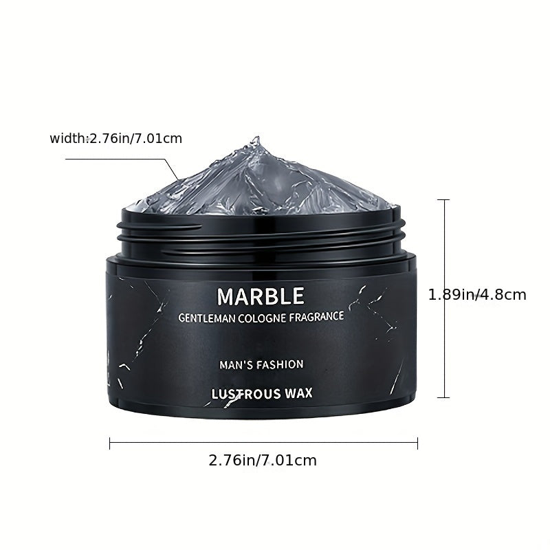 3.53oz Gentleman Cologne Hair Wax - Strong Hold Hair Styling Wax Gel for Men - Fragrant and Long-Lasting