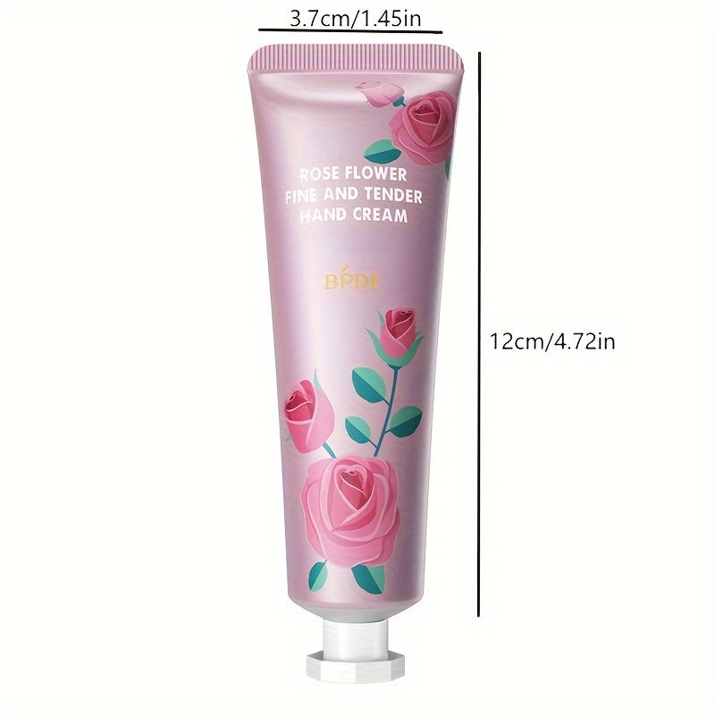 Fruit and plant essence hand cream, suitable for hand care, moisturizing, refreshing, not greasy, small package, portable, suitable for both men and women in all seasons