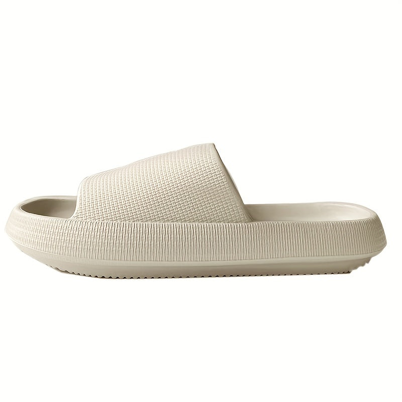 CloudSoft Women's Slides - Chic Comfort, Non-Slip Grip, Wear-Resistant, Perfect for Home & Bath