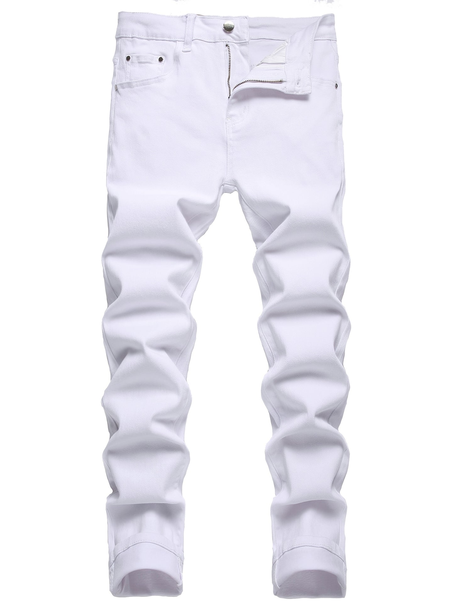 Men's Slim Fit Jeans Stretch Ripped Skinny Jeans for Men, Fashion Straight Leg Comfort Flex Waist Casual Pants, Pants for Men, Pantalones Para Hombr, Mens Sweatpants