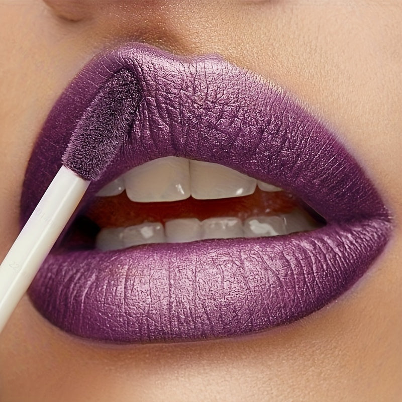 Golden Bar Luxury Lipstick - Timeless Velvety Smooth Finish, Intense Color Stay, Smudge-Proof & Waterproof - The Perfect Romantic Valentines Day Gift for Her